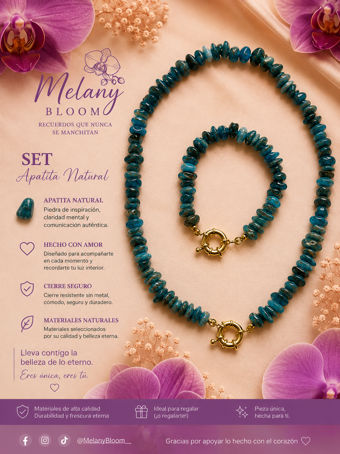 Set Apatita Natural