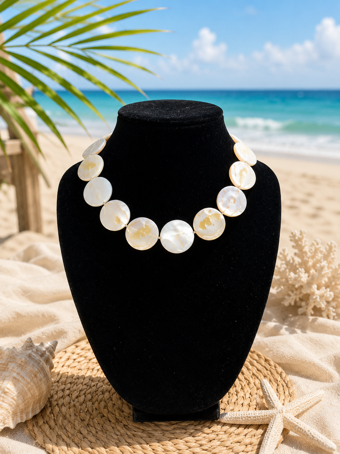Collar de Nácar Redondo